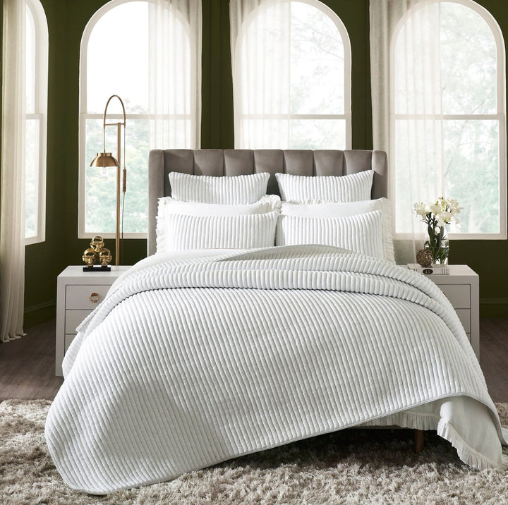 Charlton Cotton Jersey Channel Quilt Quilt Sets By Orchids Lux Home
