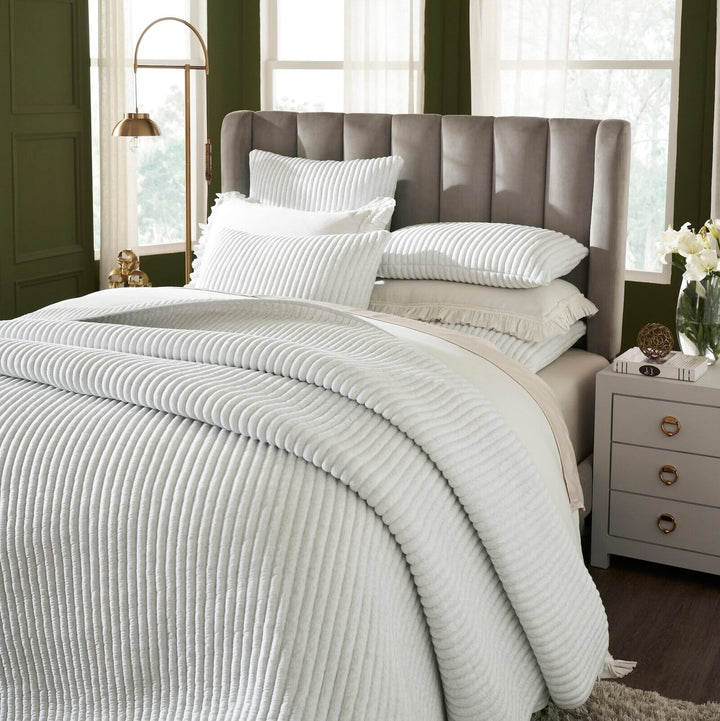 Charlton Cotton Jersey Channel Quilt Quilt Sets By Orchids Lux Home