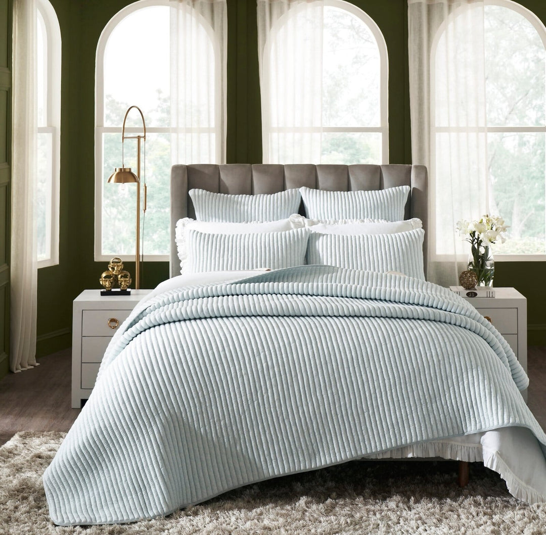 Charlton Cotton Jersey Channel Quilt Quilt Sets By Orchids Lux Home