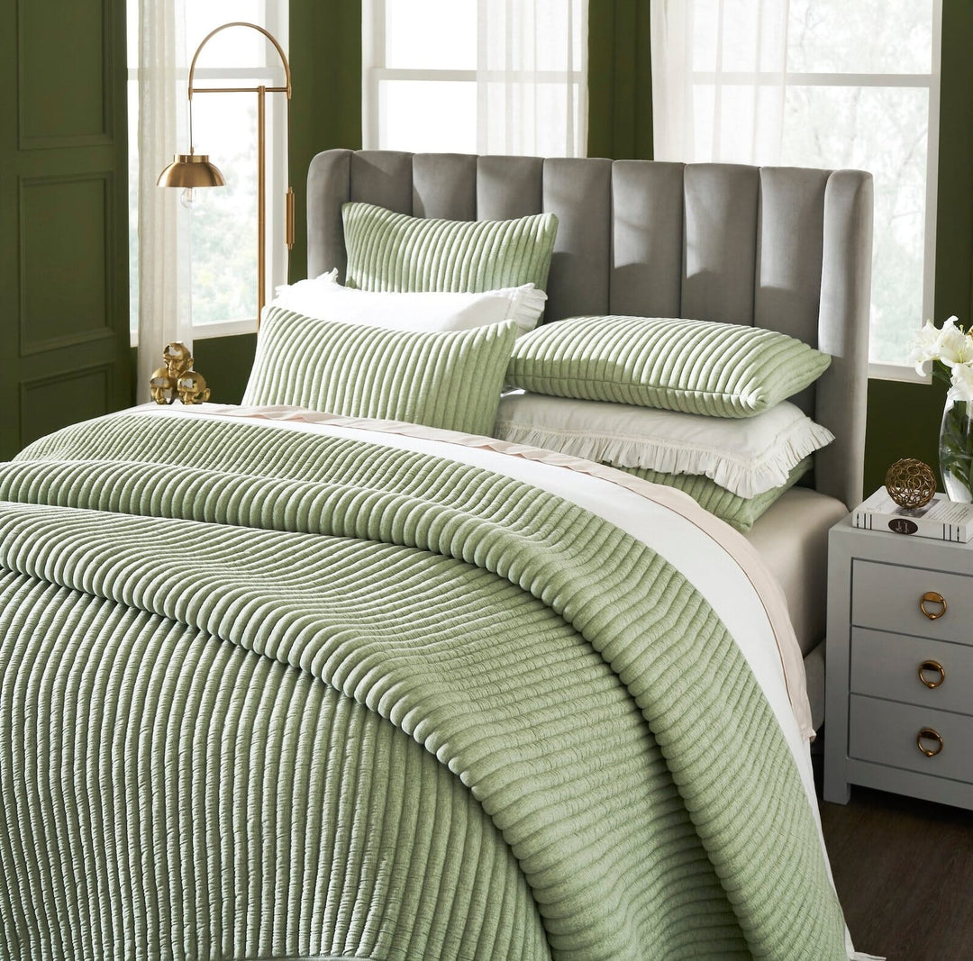 Charlton Cotton Jersey Channel Quilt Quilt Sets By Orchids Lux Home