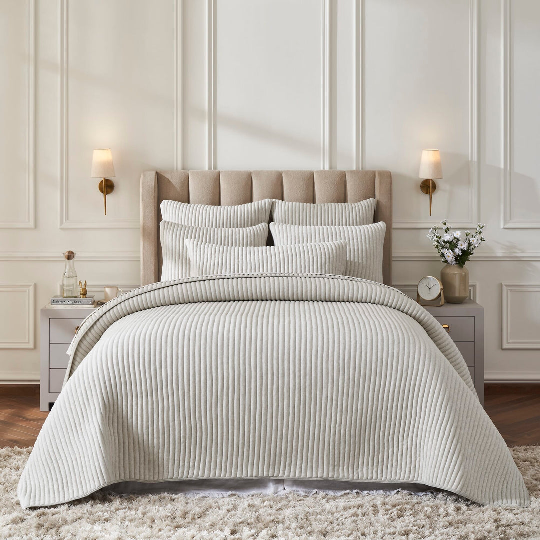 Charlton Cotton Jersey Channel Quilt Quilt Sets By Orchids Lux Home