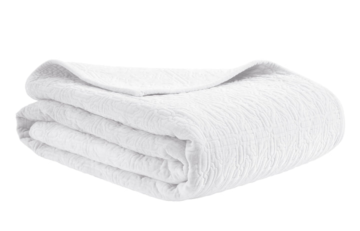 Duke Geometric Cotton Velvet Quilt Quilt Sets By Orchids Lux Home