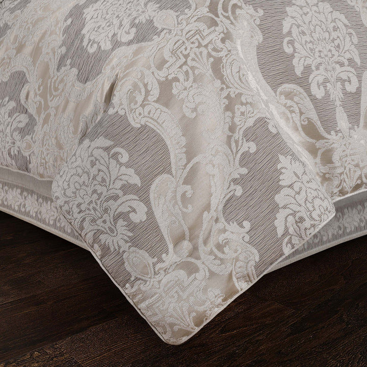 Queensbury Almond 4 Piece Comforter Set Comforter Sets By J. Queen New York