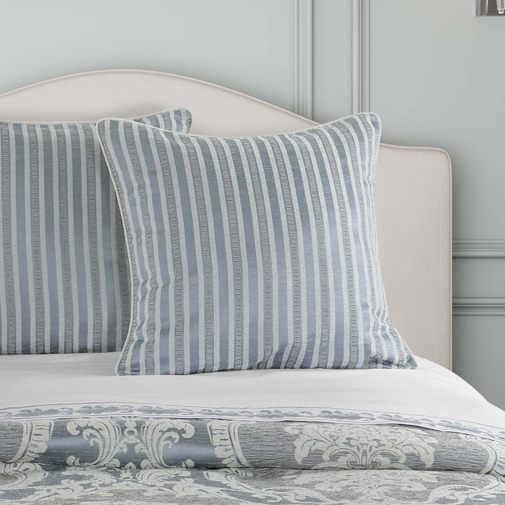 Queensbury Steel Blue Euro Sham Euro Sham By J. Queen New York