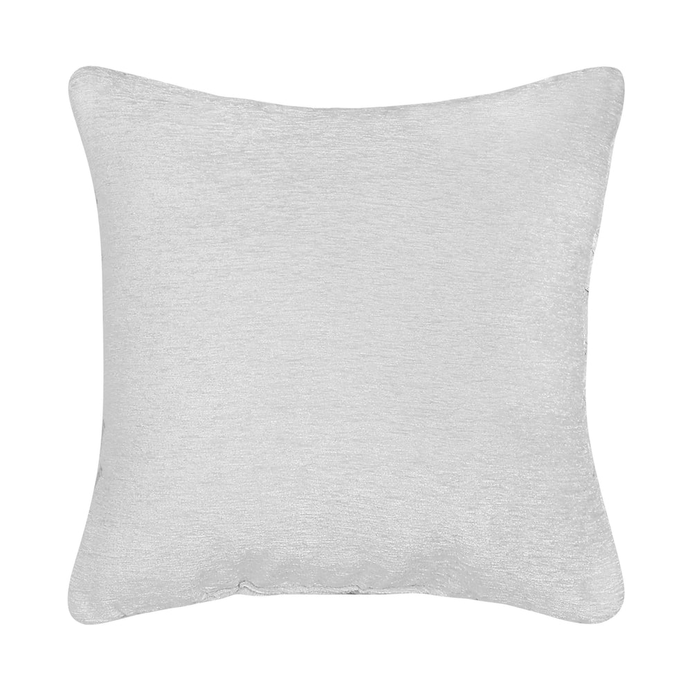 Queensbury Steel Blue Square Decorative Throw Pillow 18" x 18" Throw Pillows By J. Queen New York