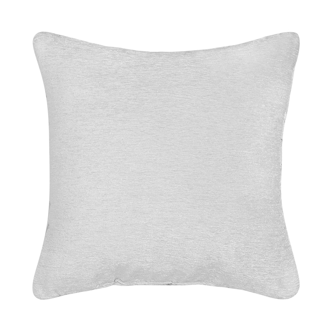 Queensbury Steel Blue Square Decorative Throw Pillow 18" x 18" Throw Pillows By J. Queen New York