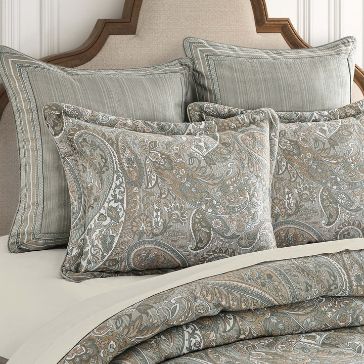 Raine Aqua 4 Piece Comforter Set Comforter Sets By J. Queen New York