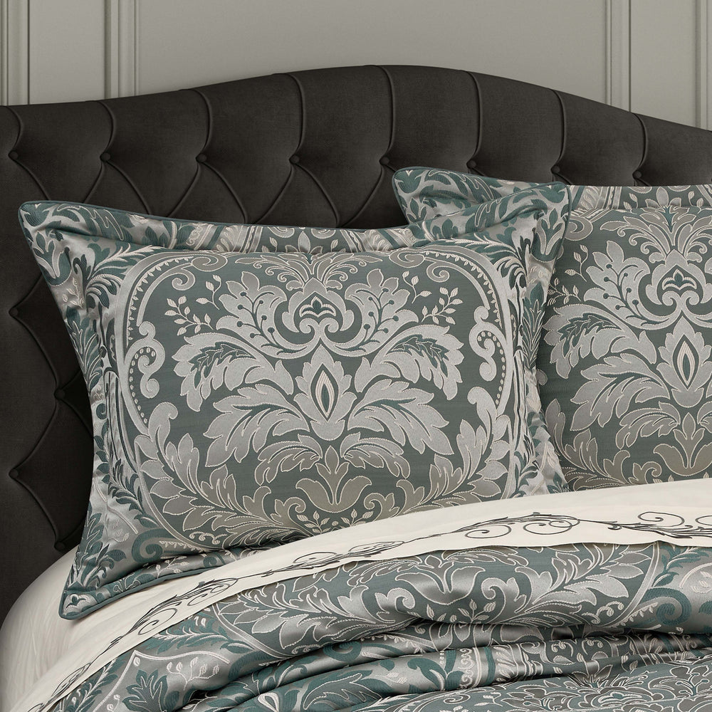 Renata Teal 4 Piece Comforter Set Comforter Sets By J. Queen New York