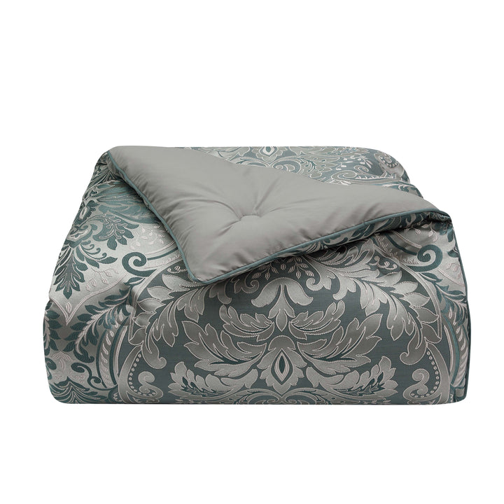 Renata Teal 4 Piece Comforter Set Comforter Sets By J. Queen New York