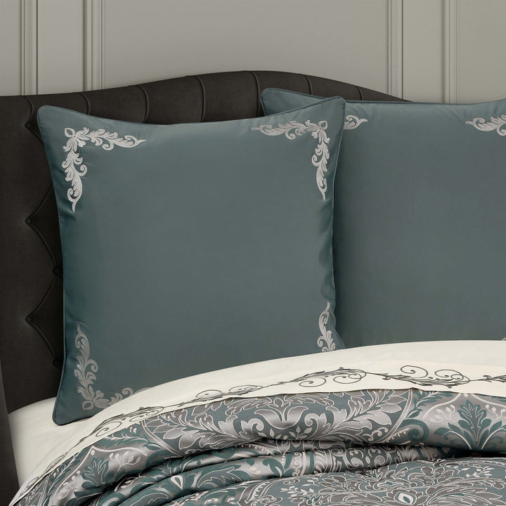 Renata Teal Euro Sham Euro Sham By J. Queen New York