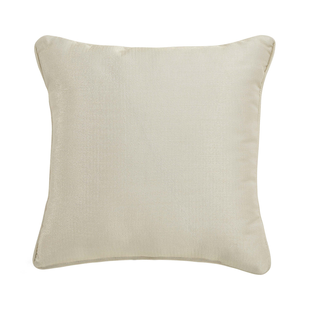 Rita Gold Square Decorative Throw Pillow 18" x 18" Throw Pillows By J. Queen New York