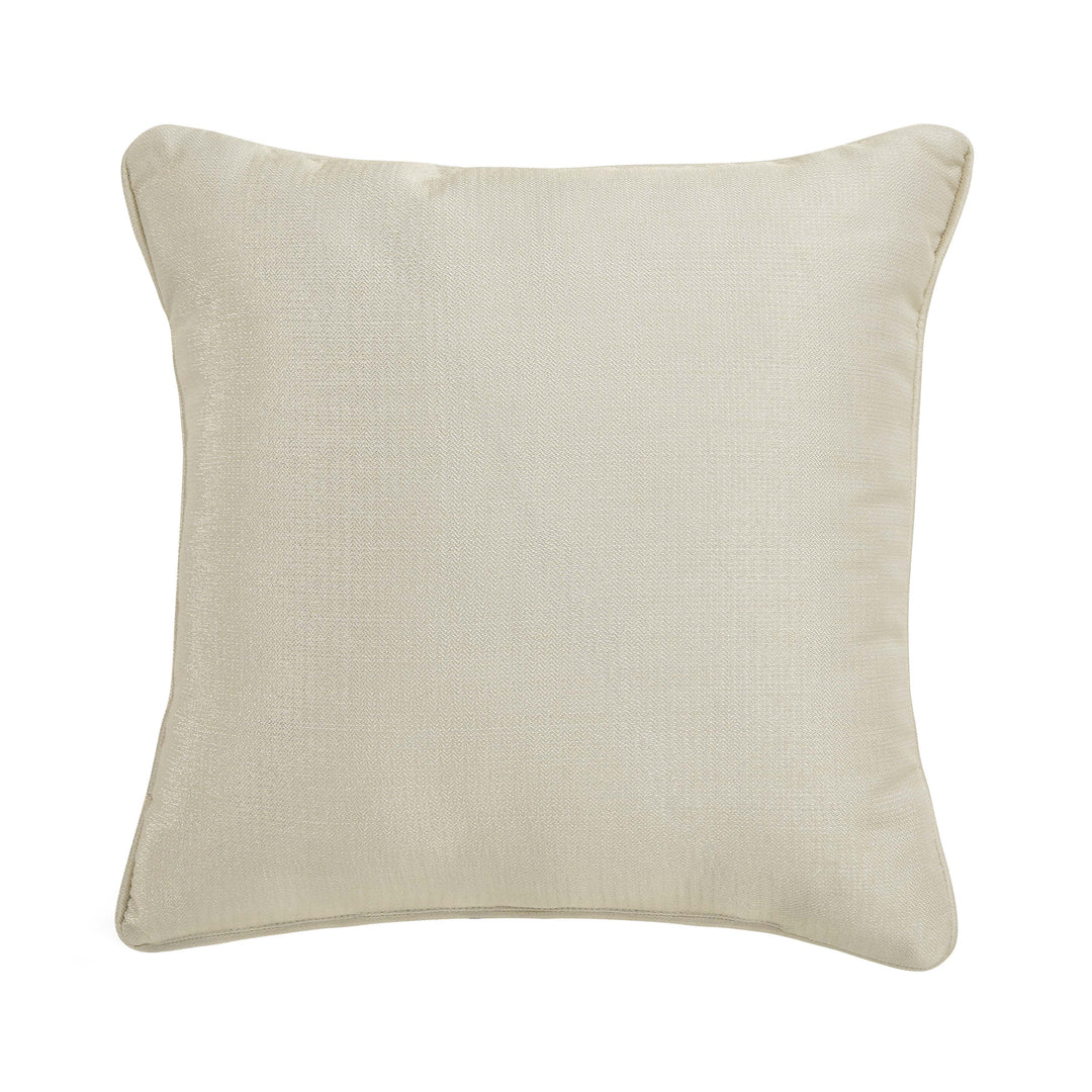 Rita Gold Square Decorative Throw Pillow 18" x 18" Throw Pillows By J. Queen New York