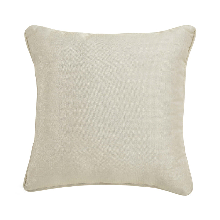 Rita Gold Square Decorative Throw Pillow 18" x 18" Throw Pillows By J. Queen New York