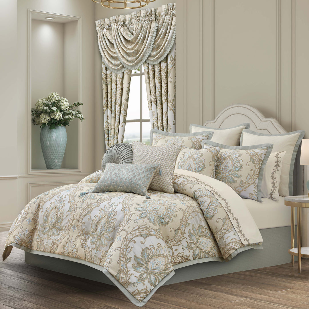 Rita Sage 4 Piece Comforter Set Comforter Sets By J. Queen New York