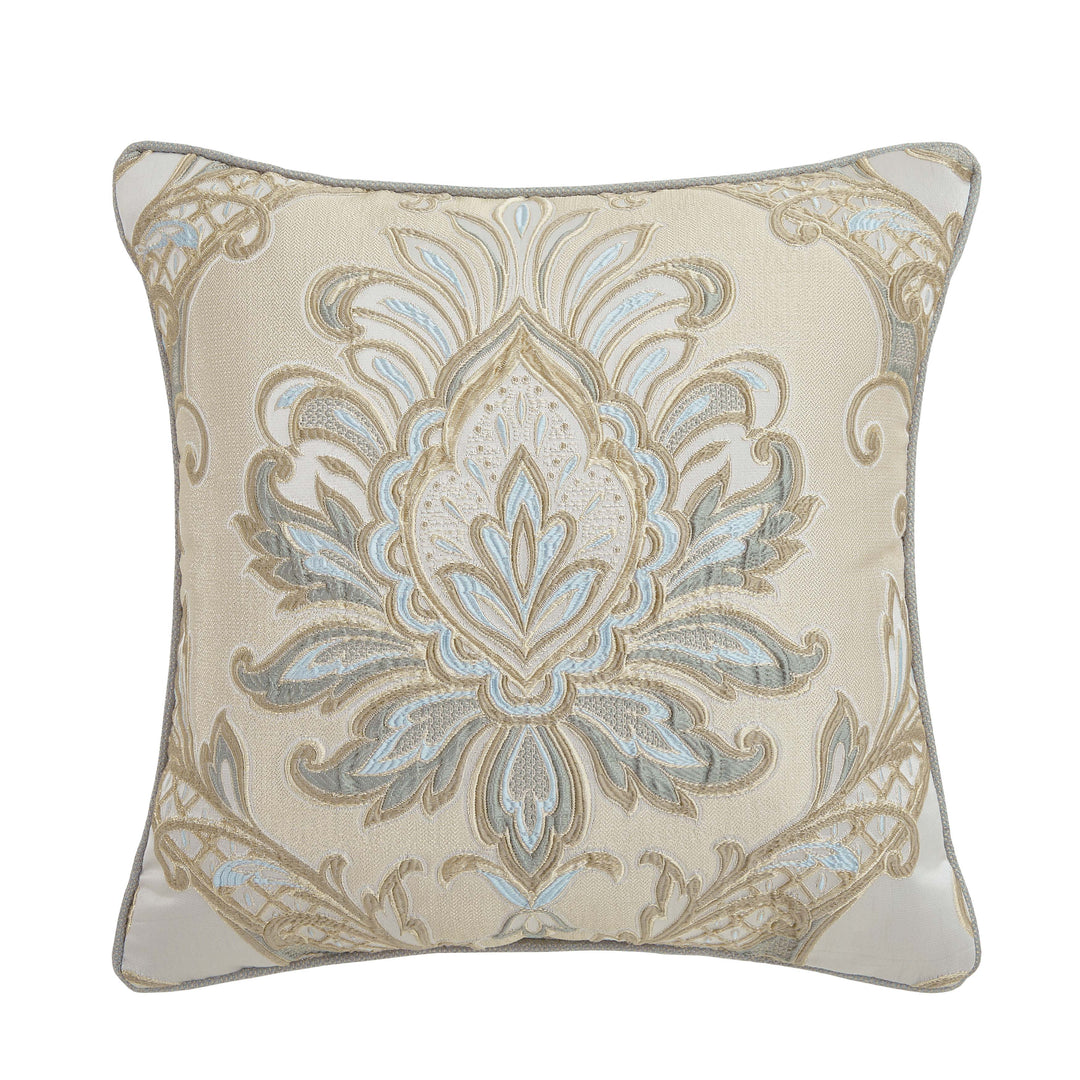 Rita Sage Square Decorative Throw Pillow 20" x 20" Throw Pillows By J. Queen New York