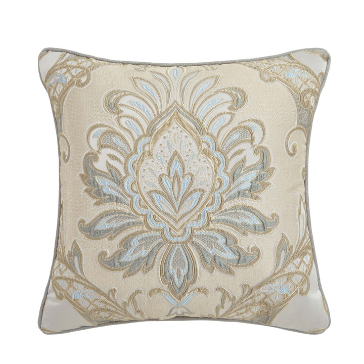 Rita Sage Square Decorative Throw Pillow 20" x 20" Throw Pillows By J. Queen New York