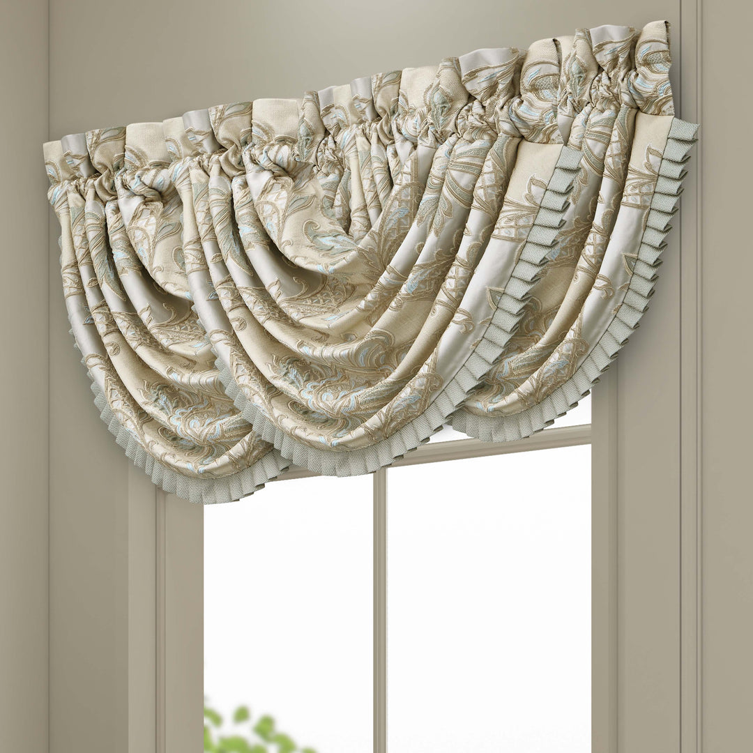 Rita Sage Waterfall Window Valance Window Valances By J. Queen New York