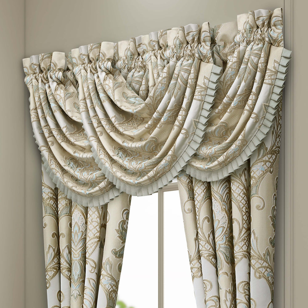 Rita Sage Waterfall Window Valance Window Valances By J. Queen New York