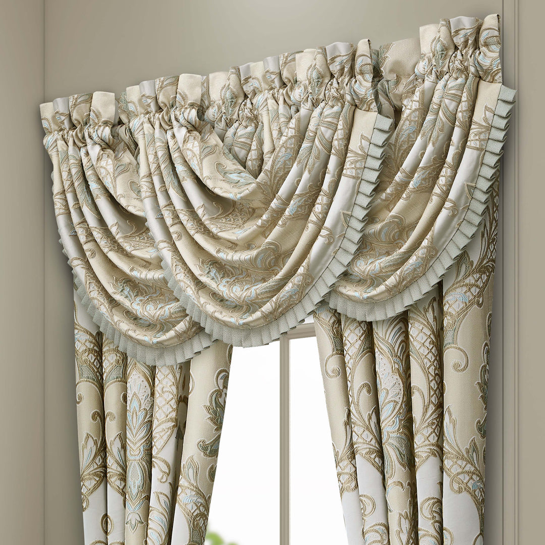 Rita Sage Waterfall Window Valance Window Valances By J. Queen New York