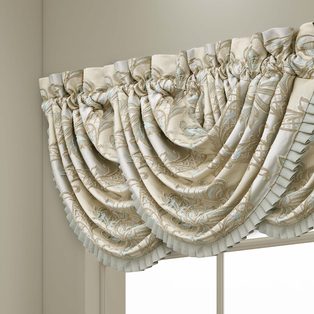 Rita Sage Waterfall Window Valance Window Valances By J. Queen New York