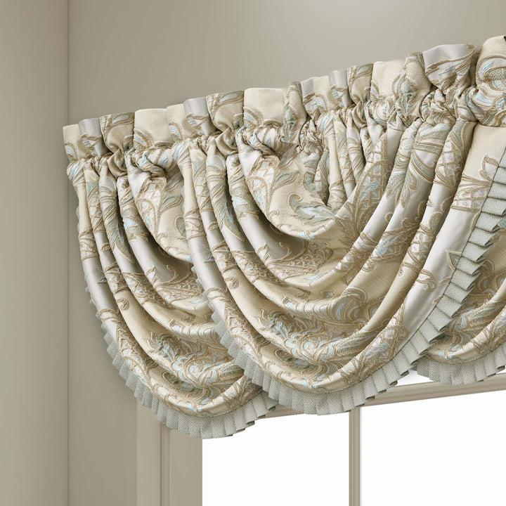 Rita Sage Waterfall Window Valance Window Valances By J. Queen New York