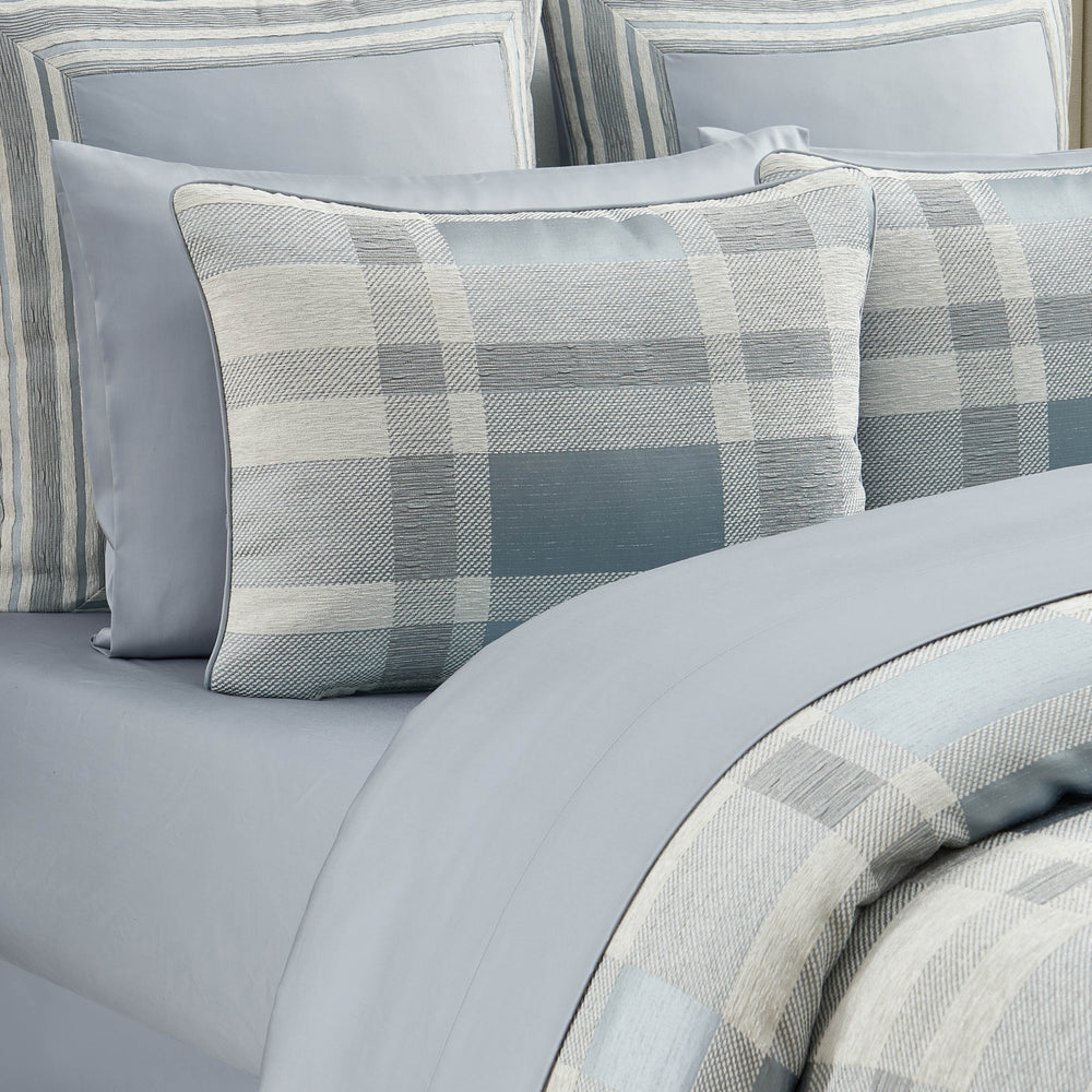 Rocco Blue 4 Piece Comforter Set Comforter Sets By J. Queen New York