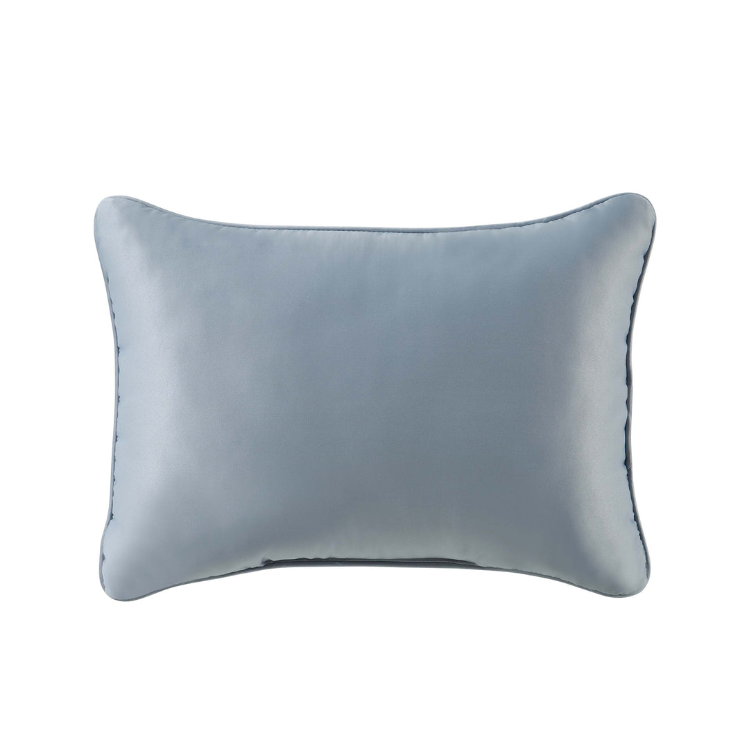 Rocco Blue Boudoir Decorative Throw Pillow 20" x 14" Throw Pillows By J. Queen New York