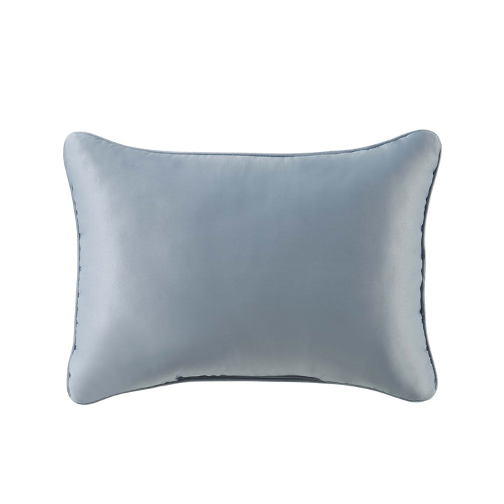 Rocco Blue Boudoir Decorative Throw Pillow 20" x 14" Throw Pillows By J. Queen New York
