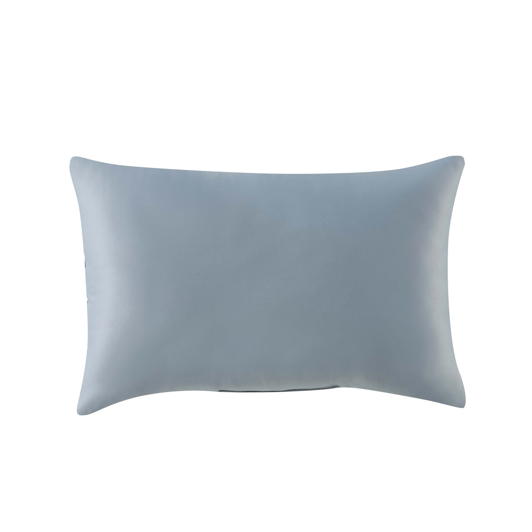 Rocco Blue Boudoir Decorative Throw Pillow 21" x 13" Throw Pillows By J. Queen New York