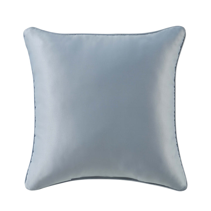 Rocco Blue Square Decorative Throw Pillow 18" x 18" Throw Pillows By J. Queen New York