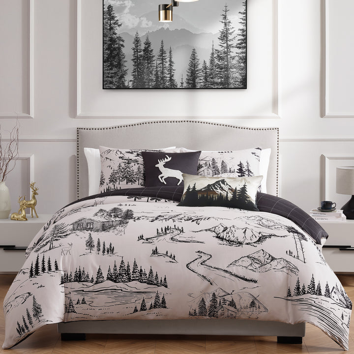 Bebejan Rocky Mountains 5 Piece Reversible Comforter Set Comforter Sets By Bebejan®