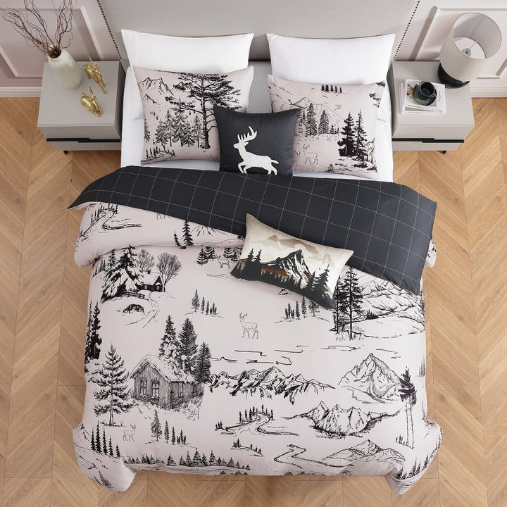 Bebejan Rocky Mountains 5 Piece Reversible Comforter Set Comforter Sets By Bebejan®