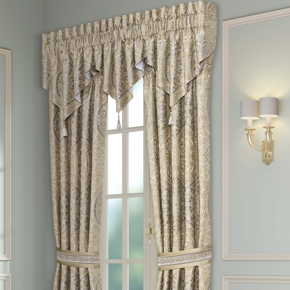 Romero Pearl Ascot Window Valance Window Valances By J. Queen New York