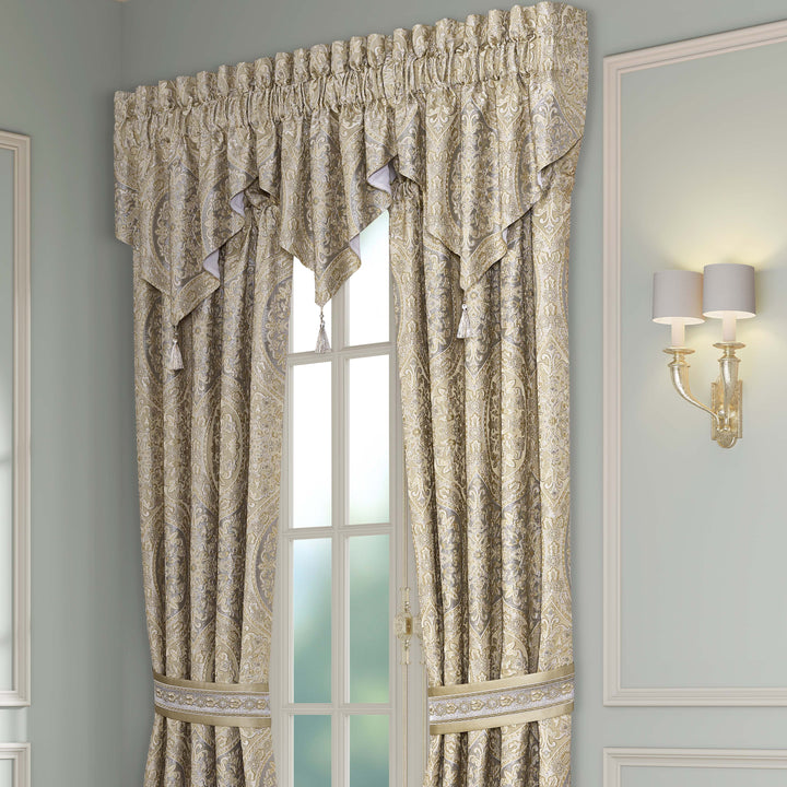 Romero Pearl Ascot Window Valance Window Valances By J. Queen New York