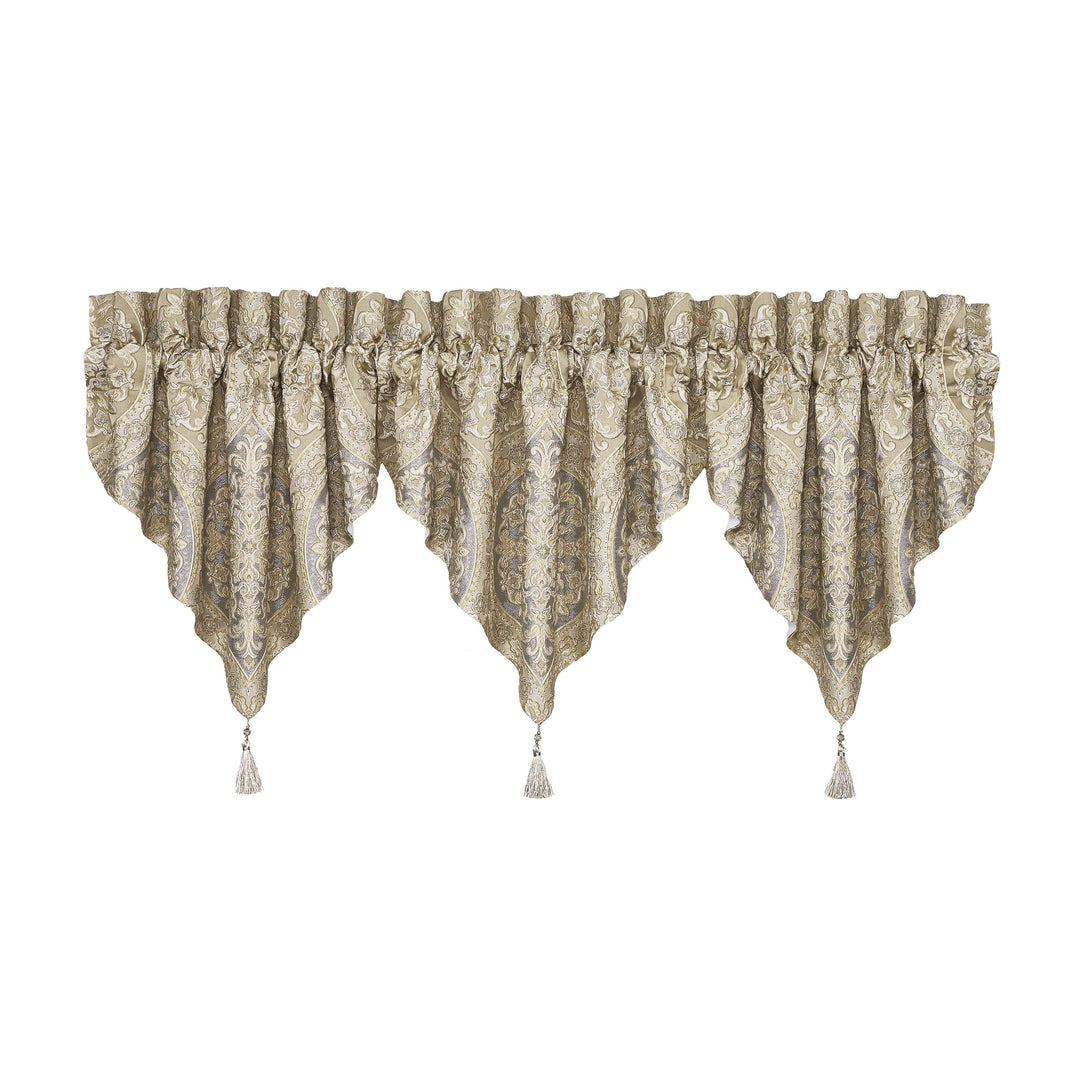 Romero Pearl Ascot Window Valance Window Valances By J. Queen New York
