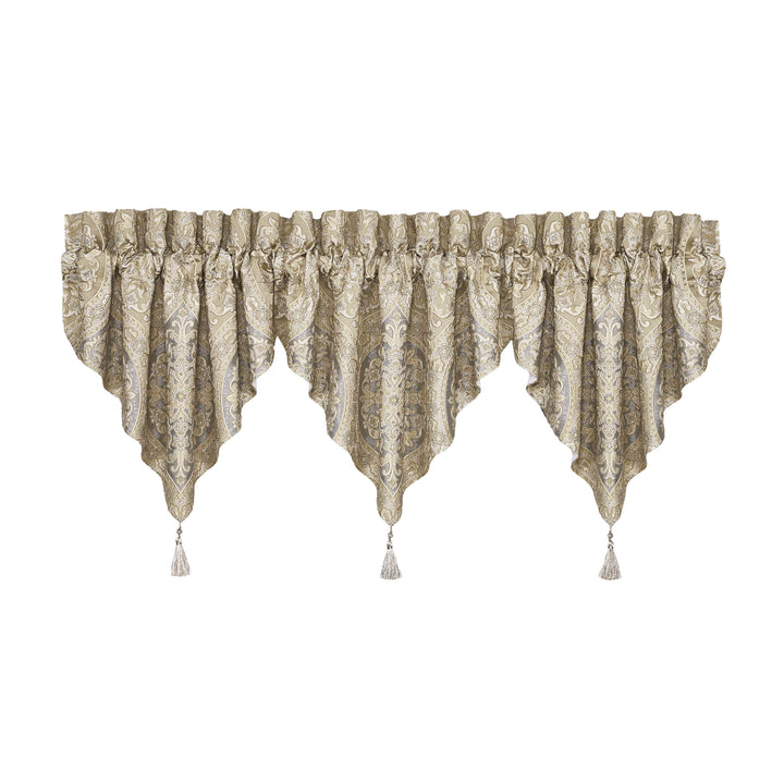 Romero Pearl Ascot Window Valance Window Valances By J. Queen New York