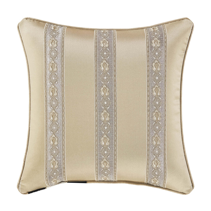 Romero Pearl Square Decorative Throw Pillow 20" x 20" Throw Pillows By J. Queen New York