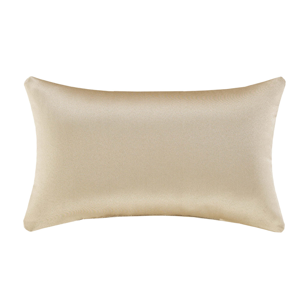 Romero Pearl Boudoir Decorative Throw Pillow 21" x 13" Throw Pillows By J. Queen New York
