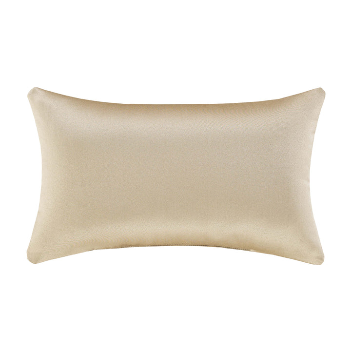 Romero Pearl Boudoir Decorative Throw Pillow 21" x 13" Throw Pillows By J. Queen New York