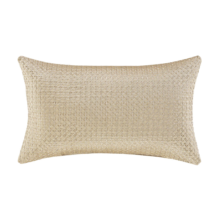 Romero Pearl Boudoir Decorative Throw Pillow 21" x 13" Throw Pillows By J. Queen New York