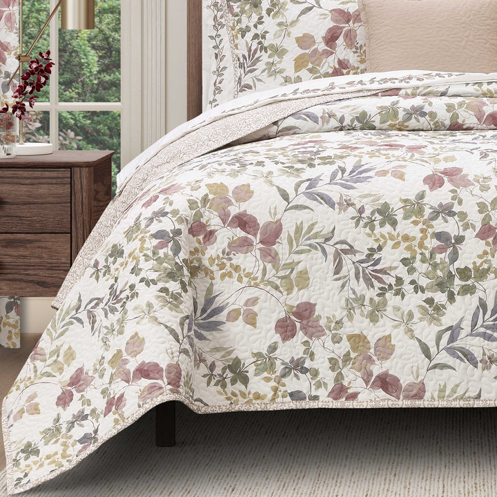 Rosewood Rose 3 Piece Quilt Set Quilt Sets By J. Queen New York