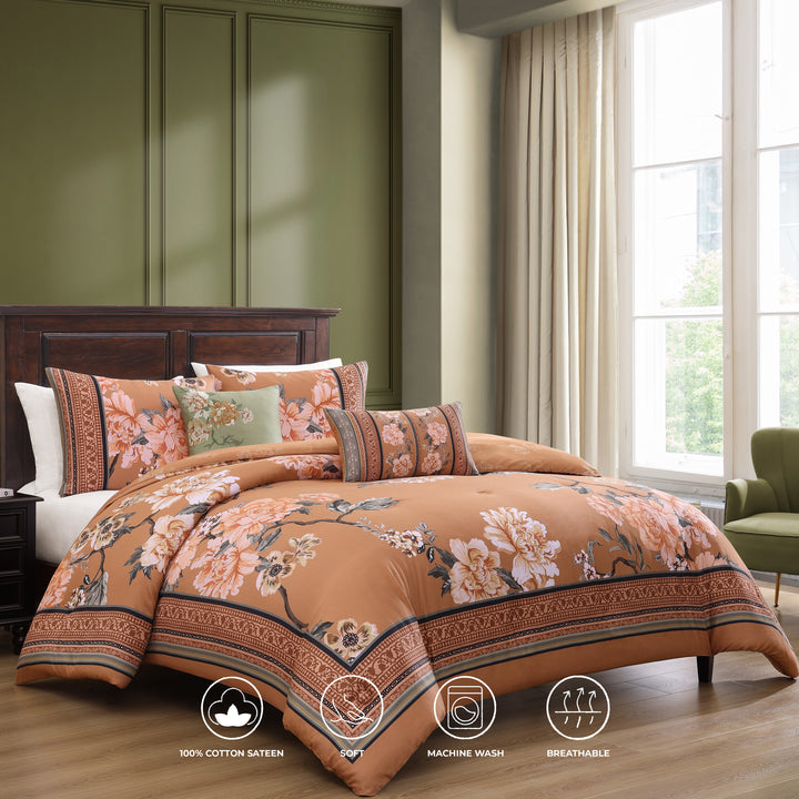 Bebejan Rossana 5 Piece Reversible Comforter Set Comforter Sets By Bebejan®