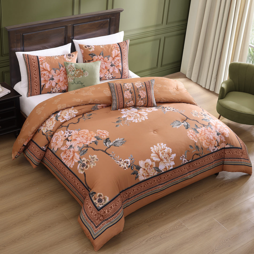 Bebejan Rossana 5 Piece Reversible Comforter Set Comforter Sets By Bebejan®