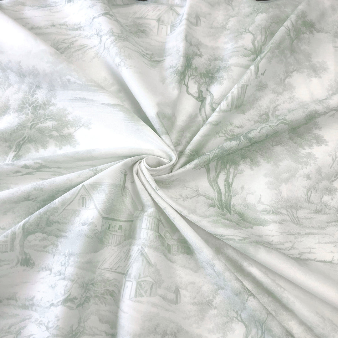 Rustic Cabin Toile Sage 8 Piece Coverlet Set Coverlet By Colcha Linens