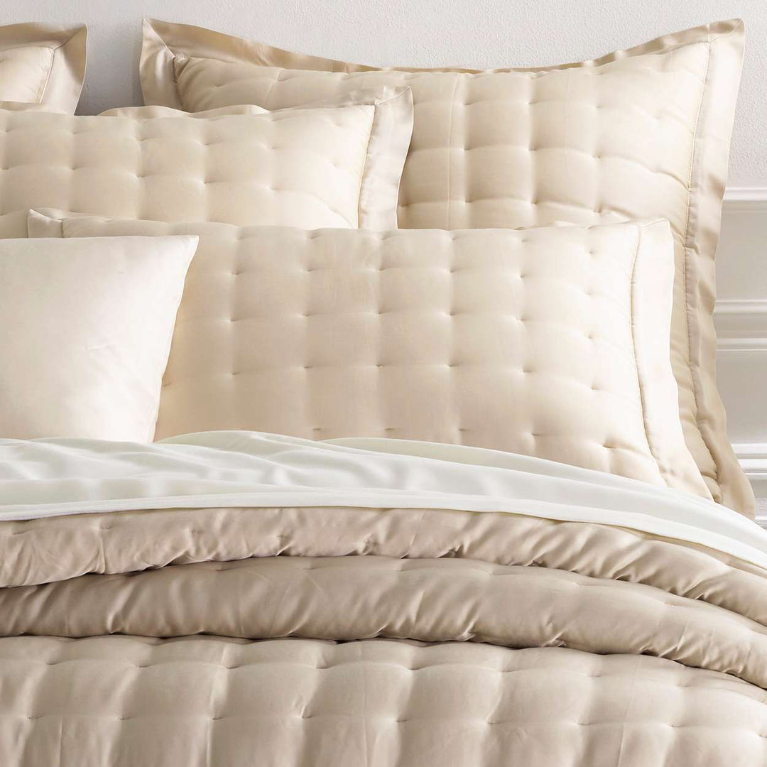 Silken Solid Puff Sham Sham By Annie Selke