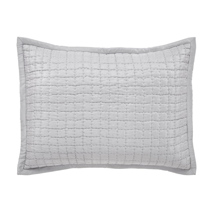 Malibu Silk Square Quilted Sham Sham By Orchids Lux Home