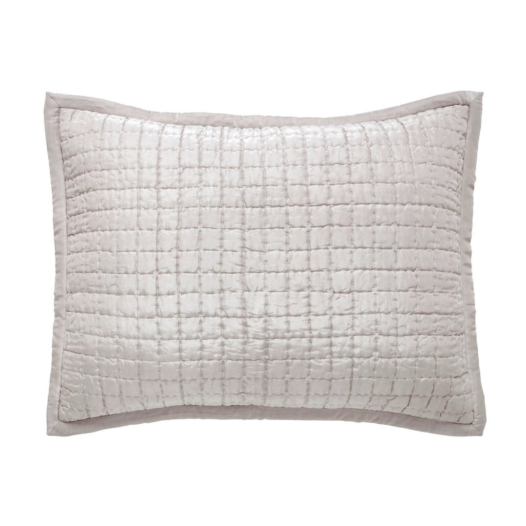 Malibu Silk Square Quilted Sham Sham By Orchids Lux Home