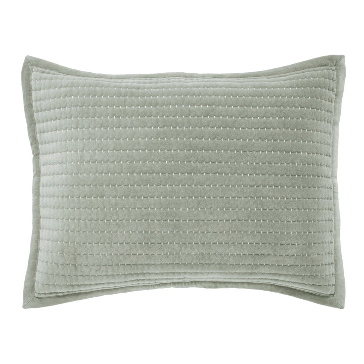 Milton Channel Stitched Velvet Sham Sham By Orchids Lux Home
