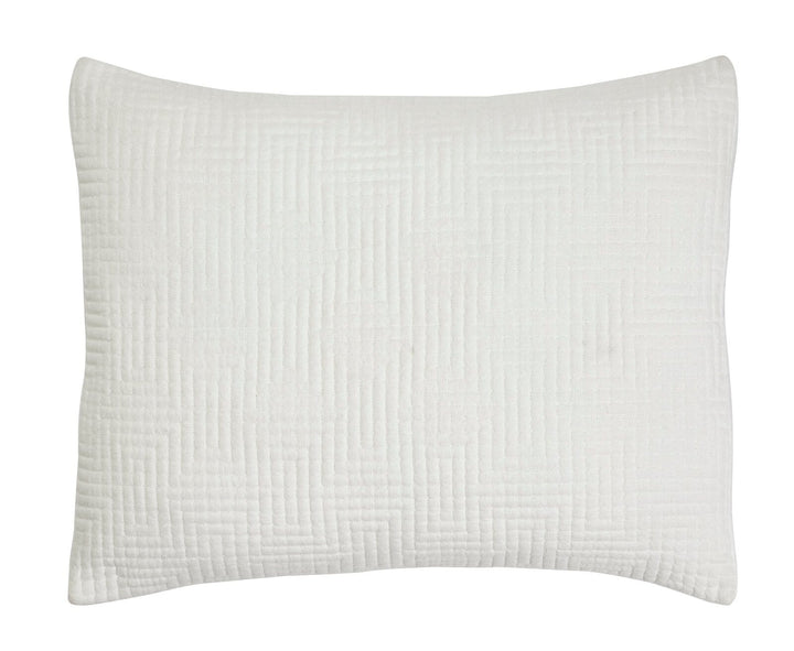 Maze Geometric Linen Sham Sham By Orchids Lux Home