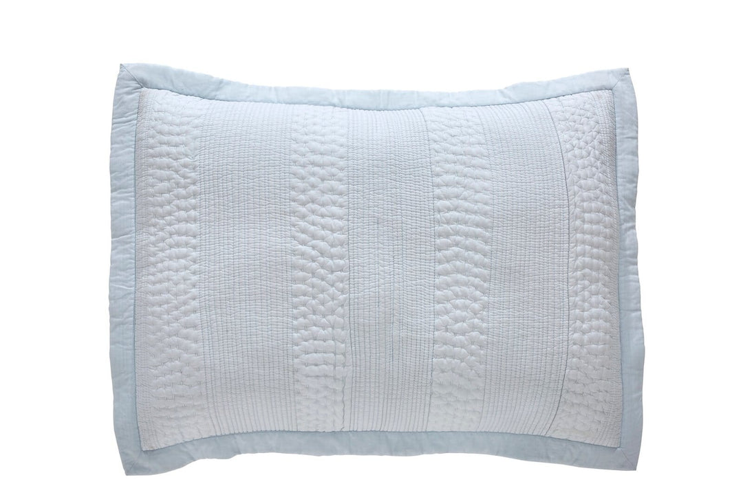 Laysan Channel Quilted Cotton Sham Sham By Orchids Lux Home